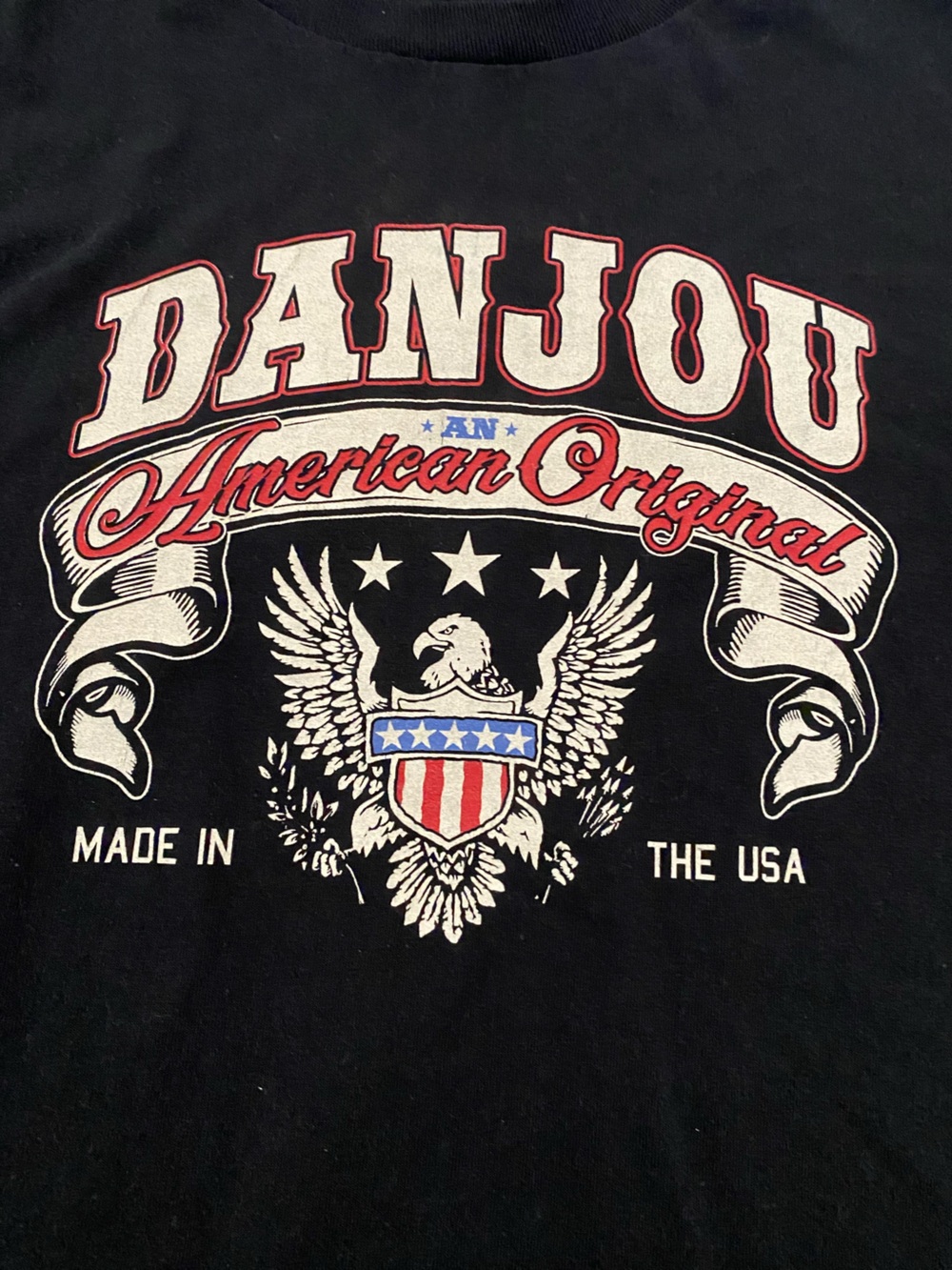 Danjou Black Graphic Tee - American Original 4XL